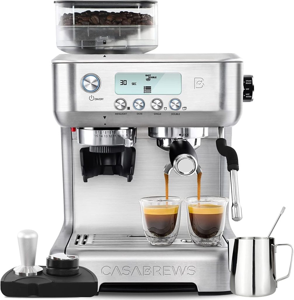 CASABREWS Espresso Machine with Grinder