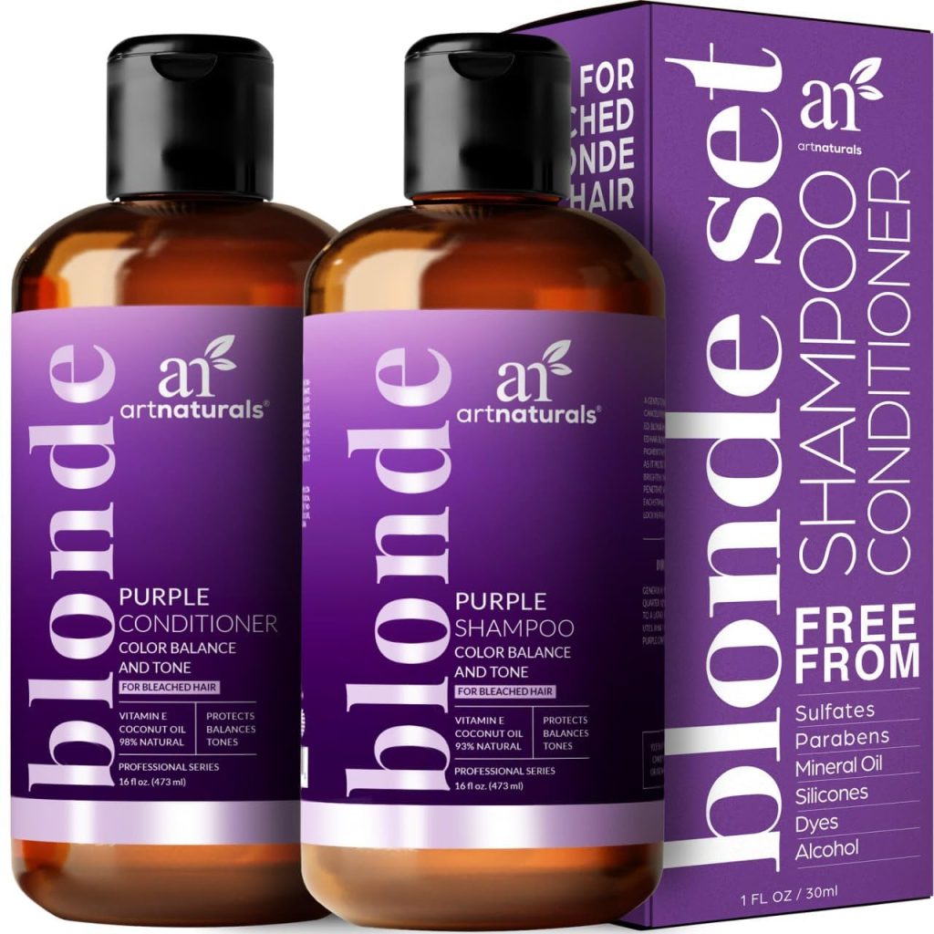 artnaturals purple shampoo and conditioner