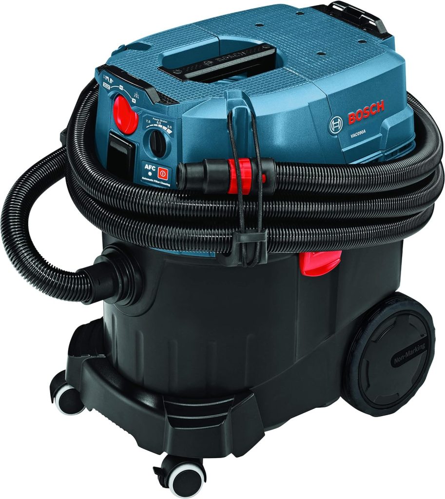 bosch 9 gallon dust extractor with auto filter clean and hepa filter