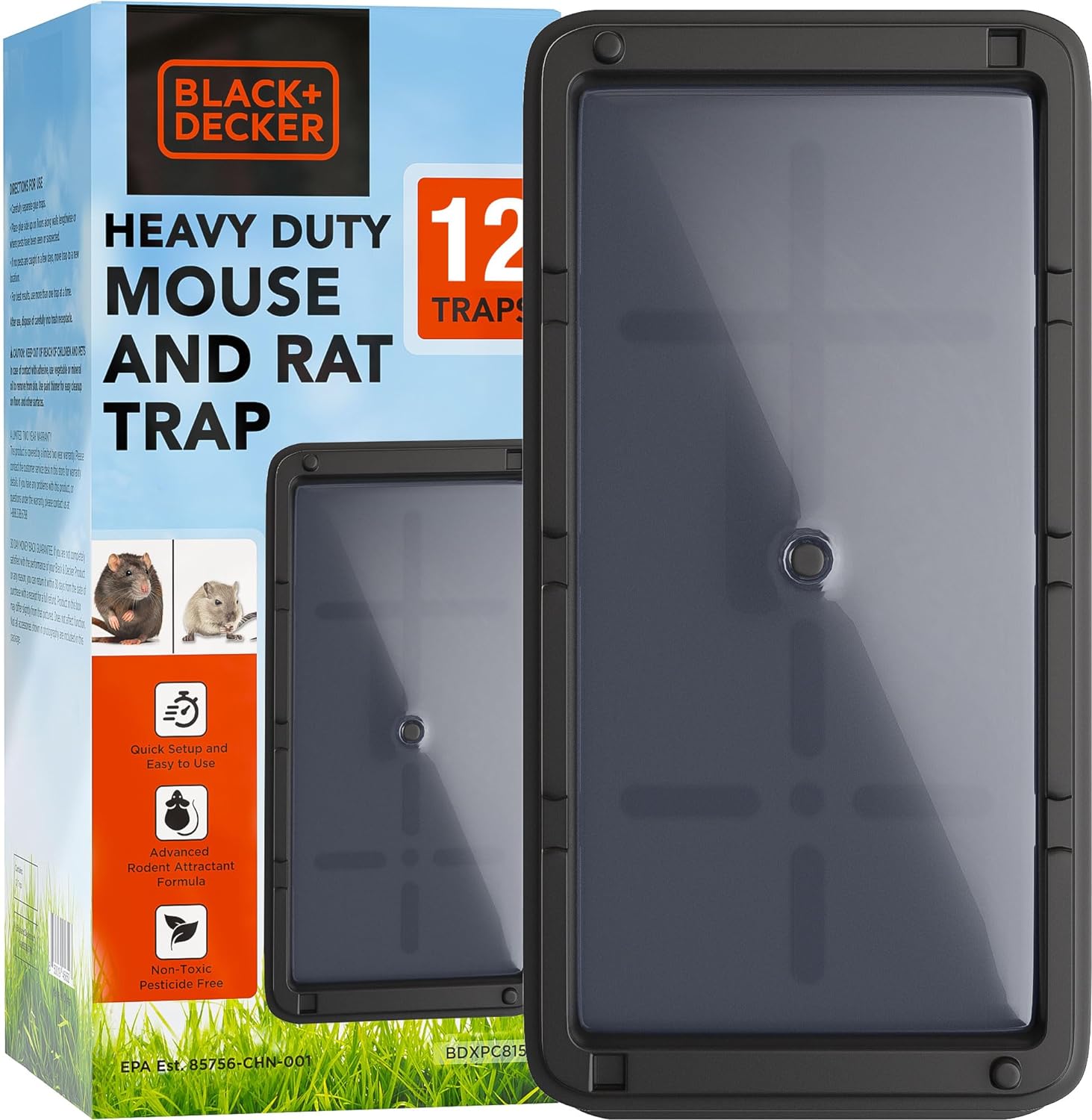 black +decker rat mouse glue traps