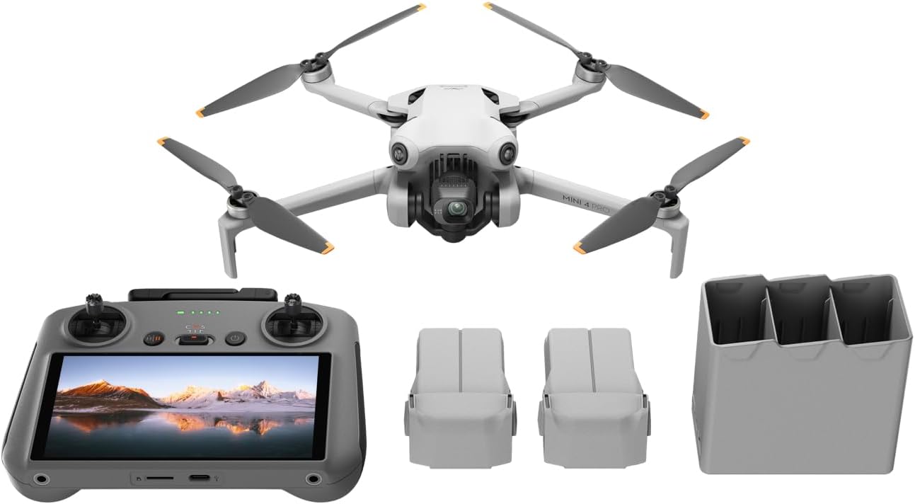 dji mini 4 pro fly more combo plus with dji rc 2 and screen controller