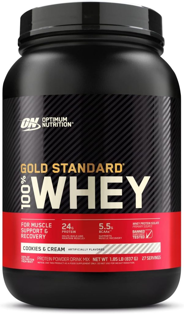 Optimum Nutrition Gold Standard 100% Whey Protein Powder