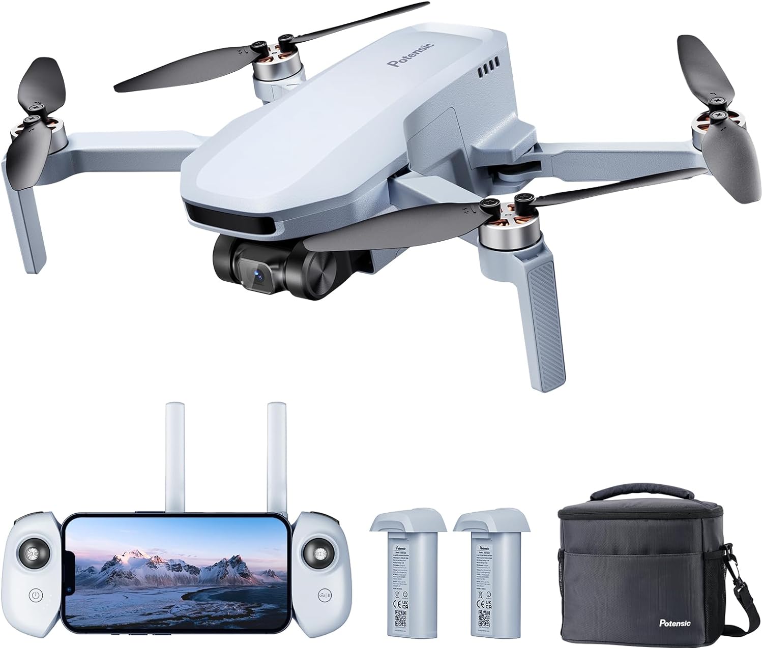 potensic atom se gps drone with 4k eis camera