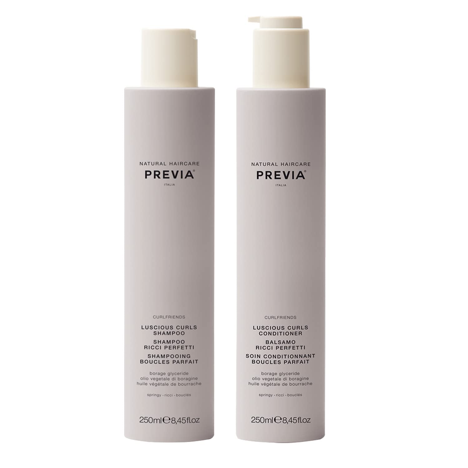 previa curlfriends shampoo and conditioner