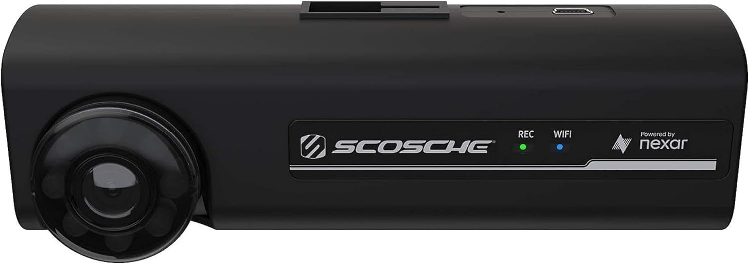 scosche nexc2128 xces0 full hd two way smart dash cam