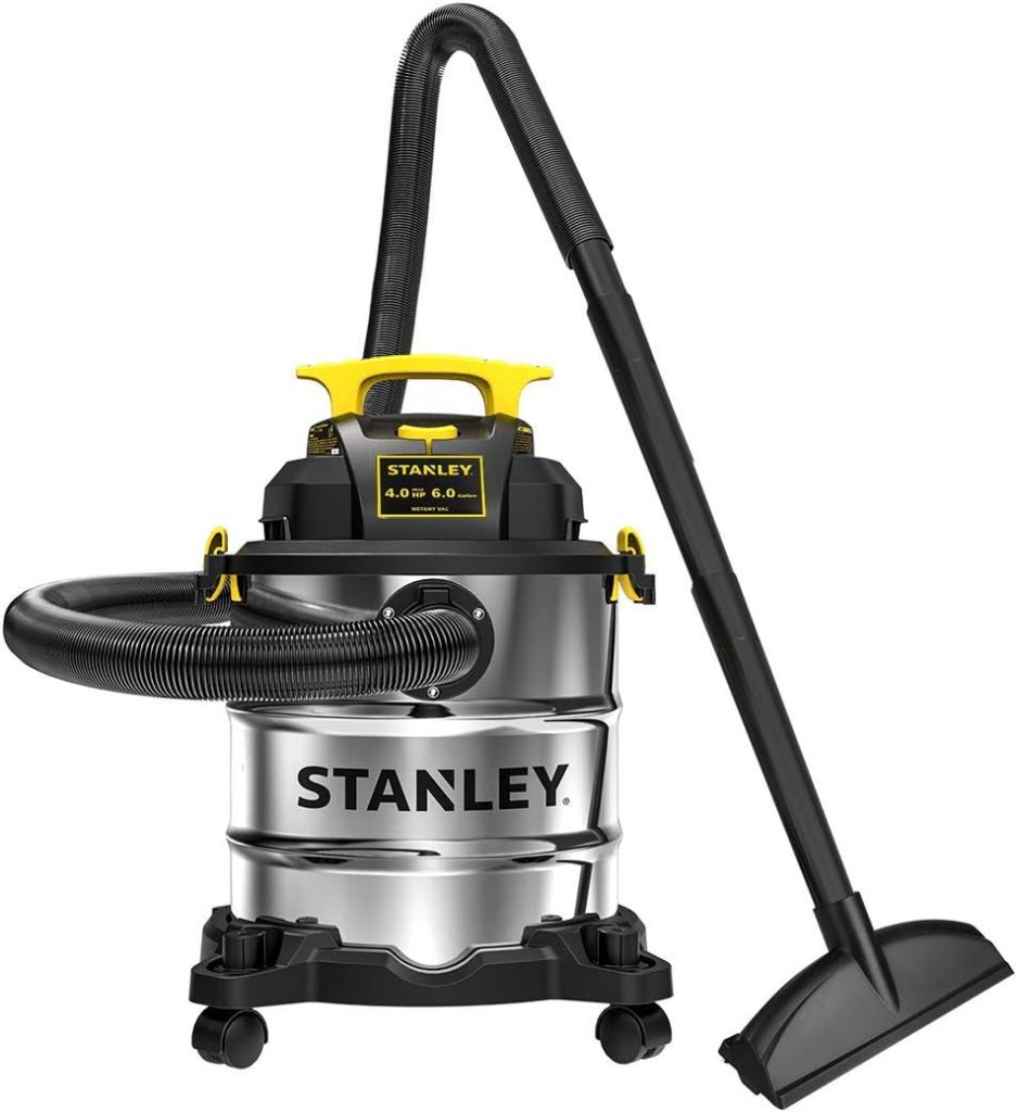 stanley sl18116 wetdry vacuum, 6 gallon, 4 horsepower