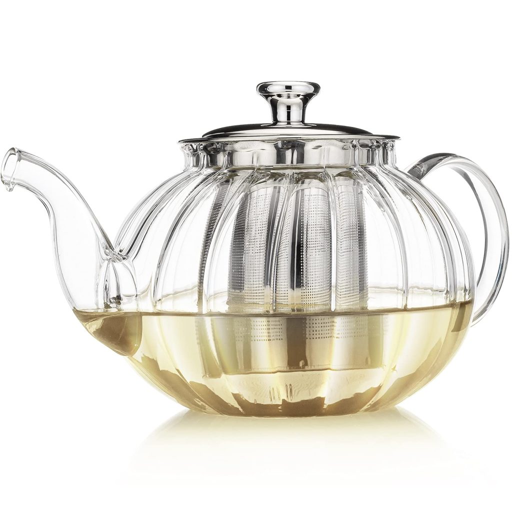 teabloom vienna glass teapot