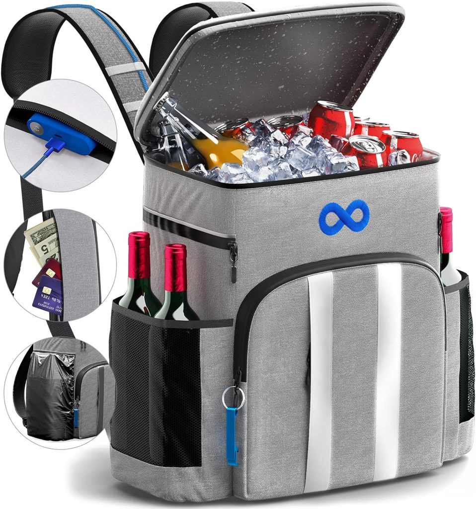 54 cans backpack cooler