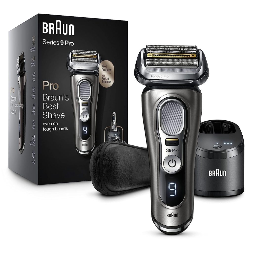 braun electric razor for men, series 9