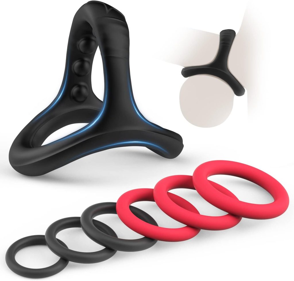 canrok silicone cock rings set