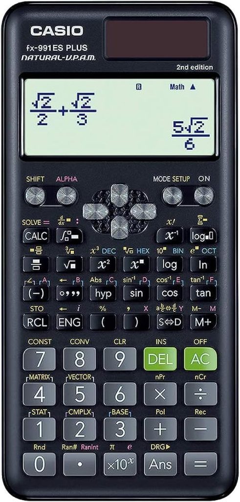 casio fx 991es plus 2nd edition scientific calculator