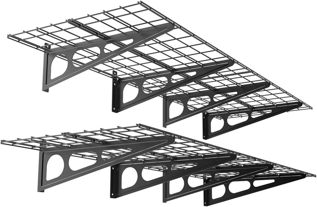 fleximounts 2 pack 2x6ft garage shelving