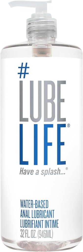 lube life water based anal lubricant