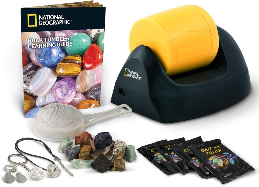 national geographic starter rock tumbler kit