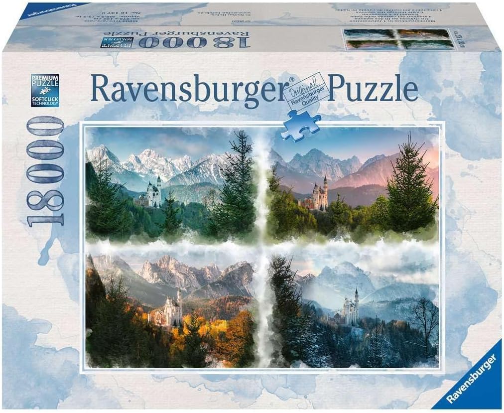 ravensburger neuschwanstein castle through the seasons