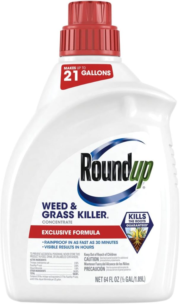 roundup weed & grass killer₄ concentrate