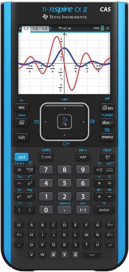 texas instruments ti nspire cx ii cas color graphing calculator