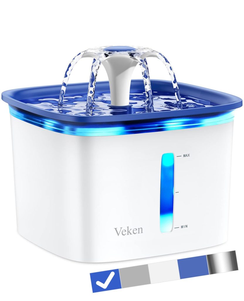 veken pet water fountain