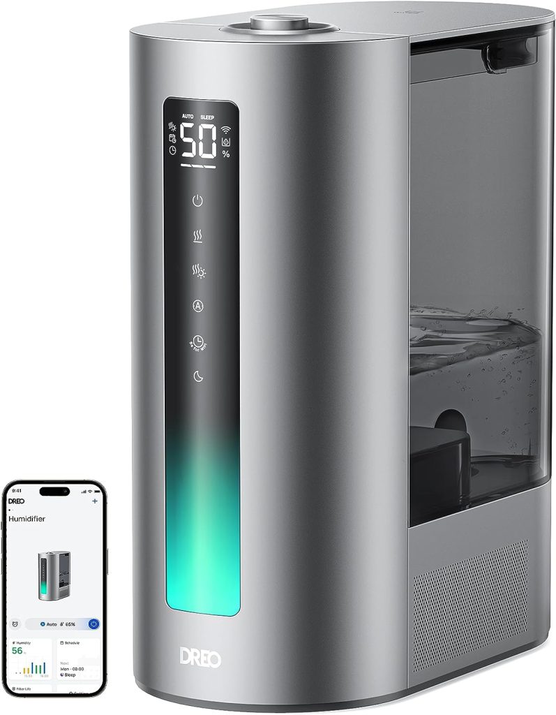 dreo 6l smart humidifier, warm & cool