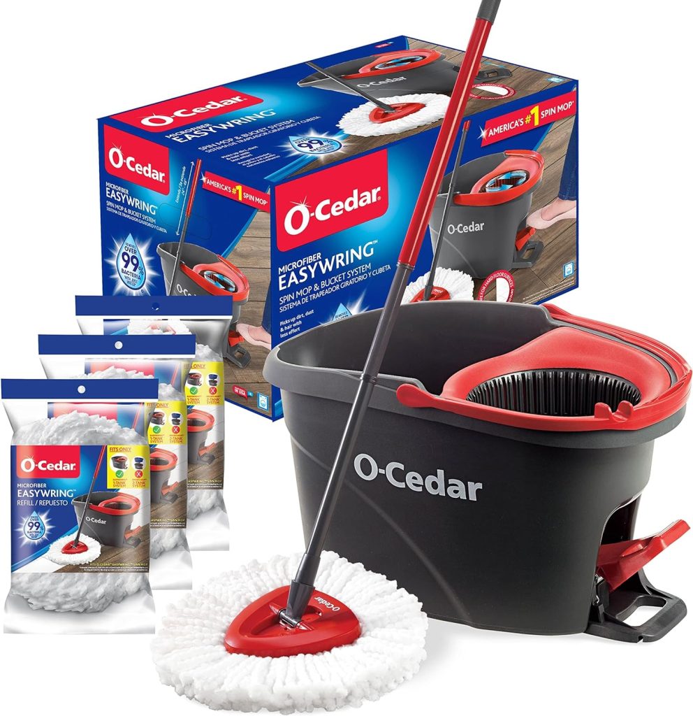 o cedar easywring microfiber spin mop